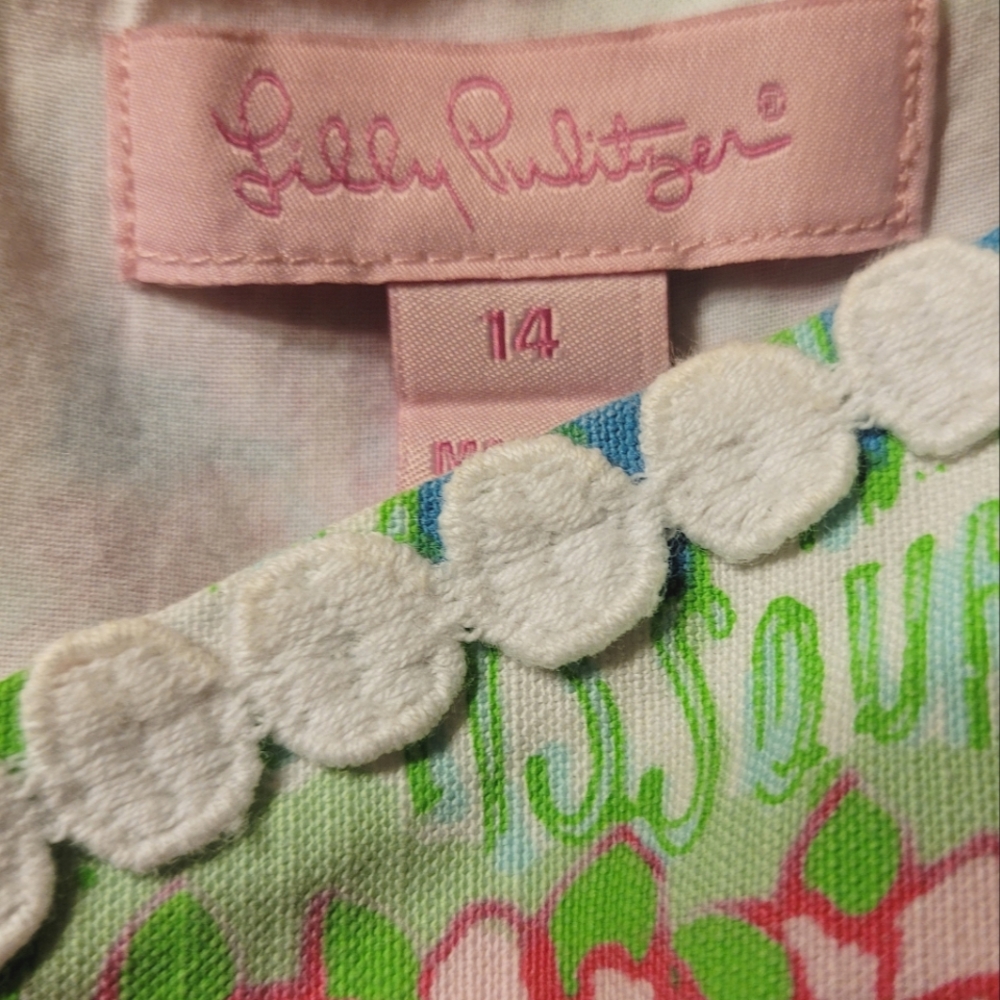 🦄❤️🔥 HTF Lilly Pulitzer Adelson State Of Mind Dress 14 - Picture 5 of 5